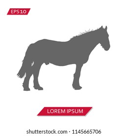 horse vector icon symbol