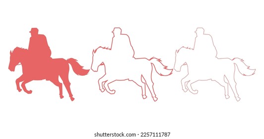Horse Vector Icon Symbol Template. Horse Illustration