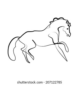 horse vector illustration