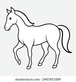Ilustración vectorial de caballo Imagen y arte
