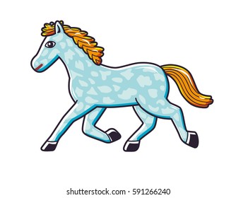 Horse vector isolated.