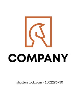 Horse Vector linear icons and logo design elements