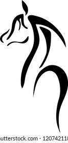 Horse vector logo