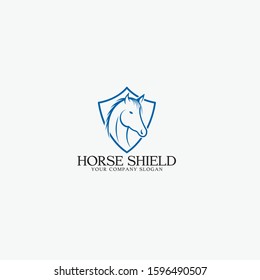 HORSE Vector Logo Design Template