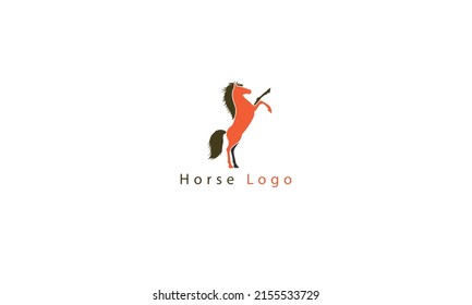 Horse vector logo design template