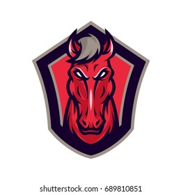 Horse - Vector Logo / Icon Mascot Illustration