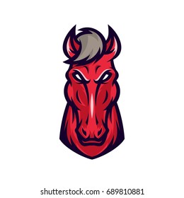 Horse - Vector Logo / Icon Mascot Illustration