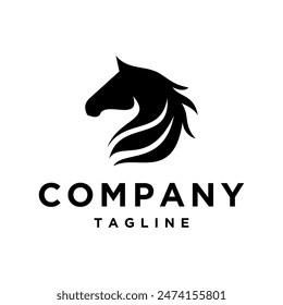 Horse vector logo horse minimal logo horse illustration