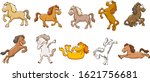 Horse vector set collection graphic clipart design