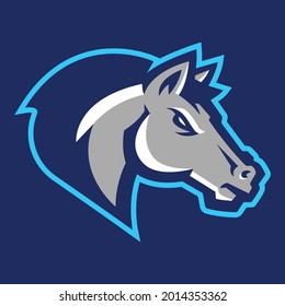 Horse vector sports mascot logo