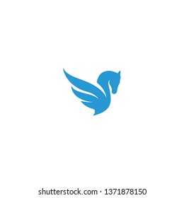 horse wing logo