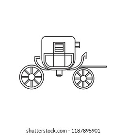 157 Stagecoach silhouette Stock Illustrations, Images & Vectors ...