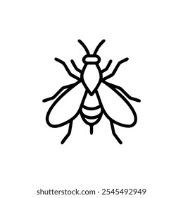 horsefly icon vector illustration style