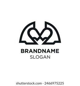 Horsehead logo, vector and illustration