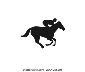 Horseman glyph icon vector on white background. Flat vector horseman icon symbol sign from modern shapes collection for mobile concept and web apps design.