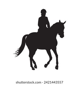 Horseman icon vector illustration symbol design