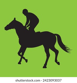 Horseman icon vector illustration symbol design