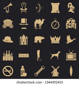Horseman icons set. Simple set of 25 horseman vector icons for web for any design