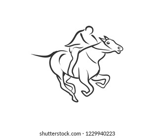 Horseman logo designs