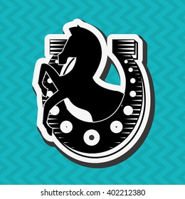 horsemanship icon design 