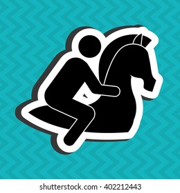 horsemanship icon design 