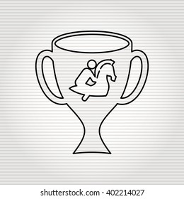 horsemanship icon design 