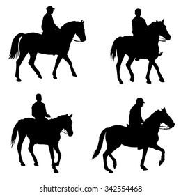 horsemen silhouettes