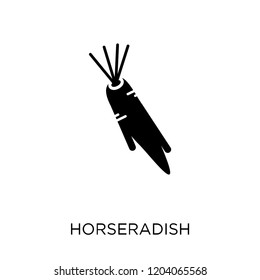 Horseradish icon. Horseradish symbol design from Fruit and vegetables collection. Simple element vector illustration on white background.