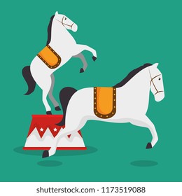 horses circus show icons