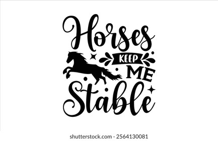 Horses -Designer T-Shirts vector  illustrator eps