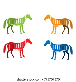 Horses and document symbols