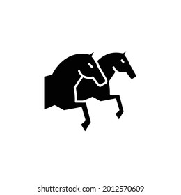 Icono de caballos, vectores eps 10
