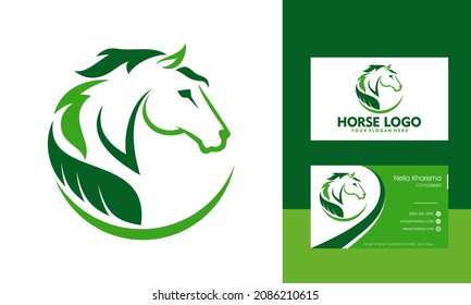 Horses Logo Design Vector illustration