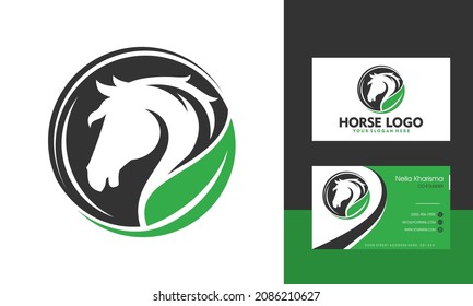 Horses Logo Design Vector illustration