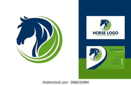 Horses Logo Design Vector illustration