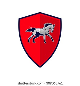 Horses Logo Template