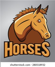 Horses Mascot