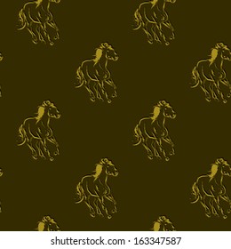Horses pattern