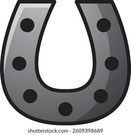 horses shoes simple icon with modern style