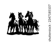 Horses Svg, Horse, Farm Animals Svg, Farm Life, Horse SIlhouette, Horse Clipart, Horseshoe, Horse Lover, Svg Files for Cricut, Farmhouse Svg