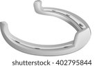 horseshoe, 3D illustration,