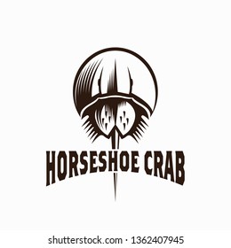 Horseshoe Crab Logo Vector