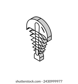 horseshoe crabs isometric icon vector. horseshoe crabs sign. isolated symbol illustration