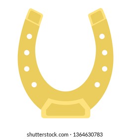 Horseshoe flat illustration