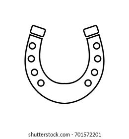 Horseshoe icon .
