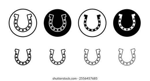 Horseshoe icon Art design illustration