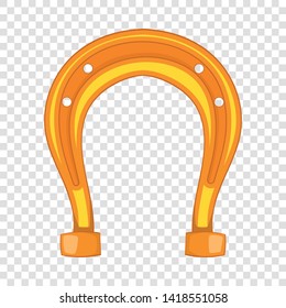 Horseshoe icon. Cartoon illustration of horseshoe vector icon for web