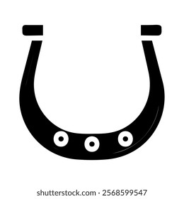 Horseshoe icon. Concept of good luck, fortune, and success.