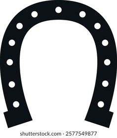 Horseshoe icon. Farm signs and symbols.