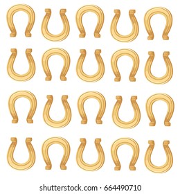 Horseshoe icon. Flat design style. Horseshoe simple silhouette. Modern, minimalist icon in stylish colors. Web site page and mobile app design vector element